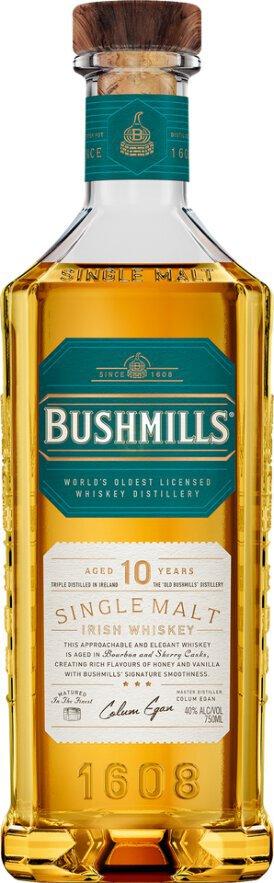 Bushmills 10 Year Single Malt Irish Whiskey 750mL