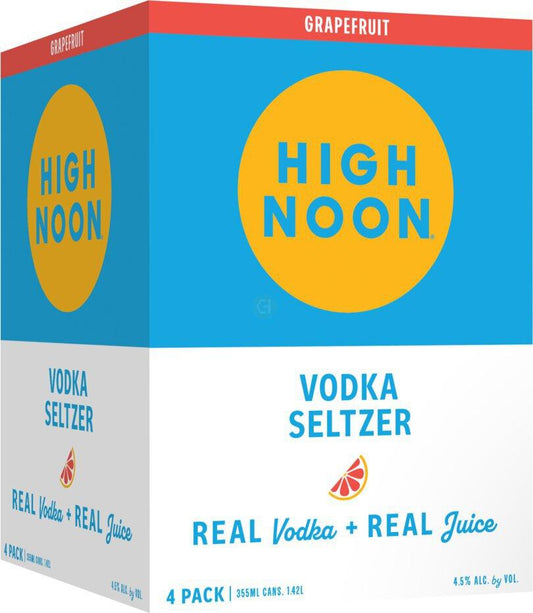 High Noon Grapefruit Vodka Hard Seltzer 4Pk