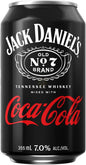 Jack Daniel's And Coca Cola RTD Cocktail Cans 4Pk