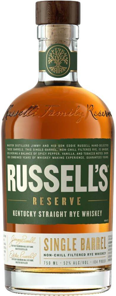Russell's Reserve Single Barrel Rye 750mL