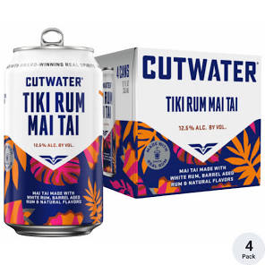 Cutwater Tiki Rum Mai Tai 4Pk