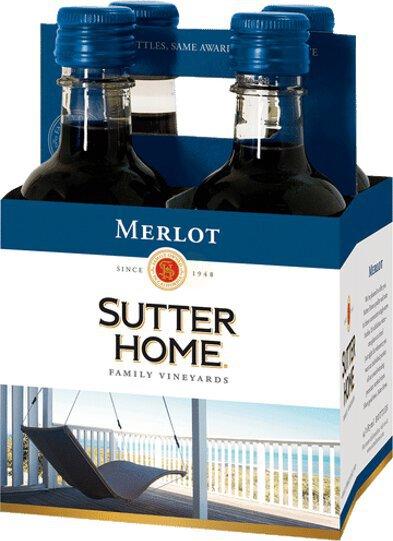Sutter Home Merlot 4PK