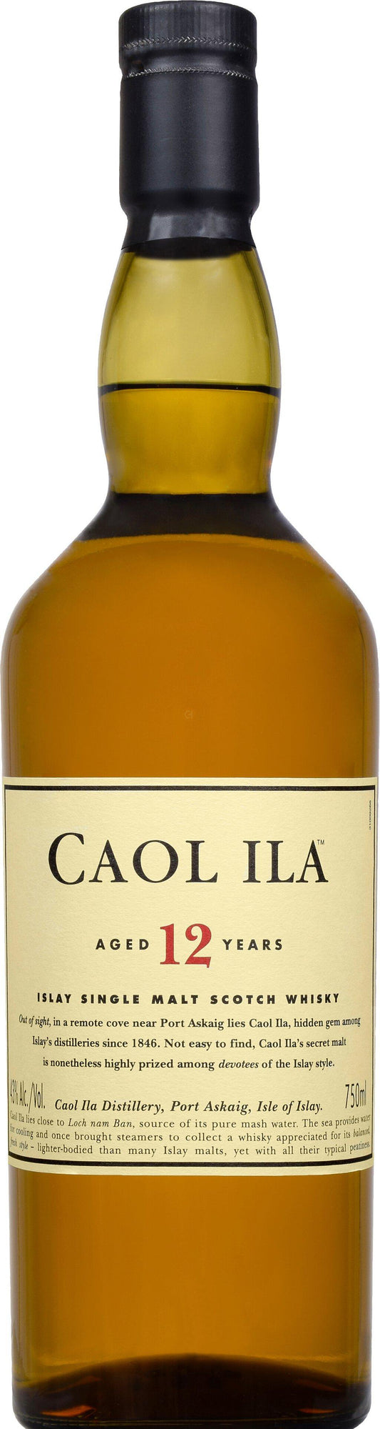 Caol Ila 12yr Single Malt 750mL
