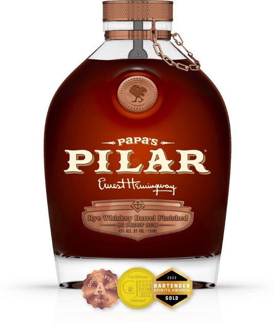 Papas Pillar Rye Finished Dark Rum 750mL