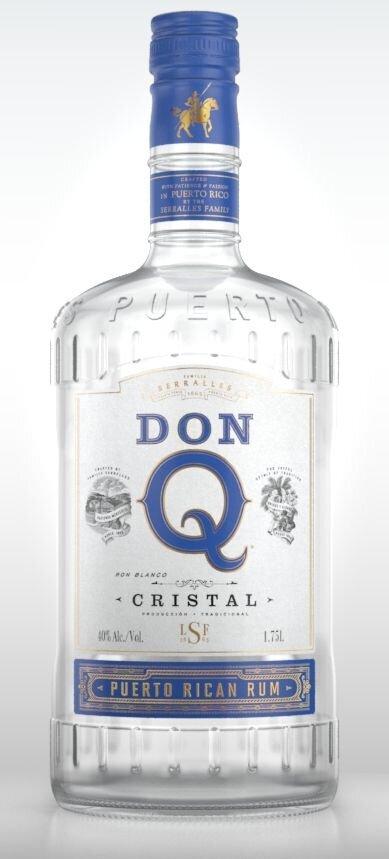 Don Q Cristal Rum 750mL
